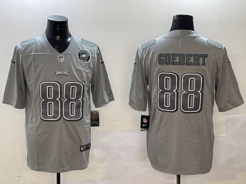 Men Philadelphia Eagles #88 Goedert Grey 2025 Nike Vapor Limited NFL Jersey style 2102->philadelphia eagles->NFL Jersey
